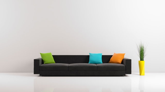Same sofa, different colors