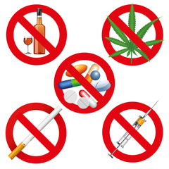 No drugs, smoking and alcohol