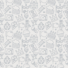 party line icon pattern set
