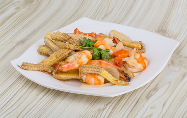 Shrimp and corn salad