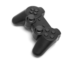 video game controller isolated on white background