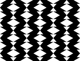 Design seamless monochrome geometric pattern