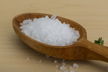 Sea salt crystal