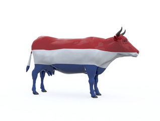 netherland flag cow