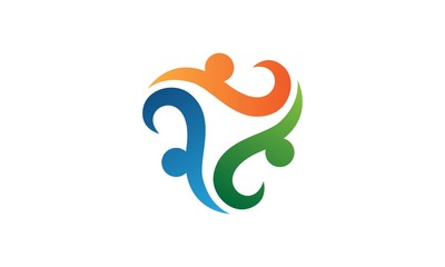 Abstract People Logo