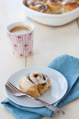 pancakes with coffee