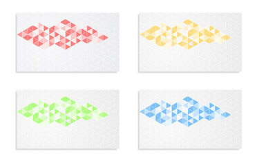 mosaic abstract background banner card