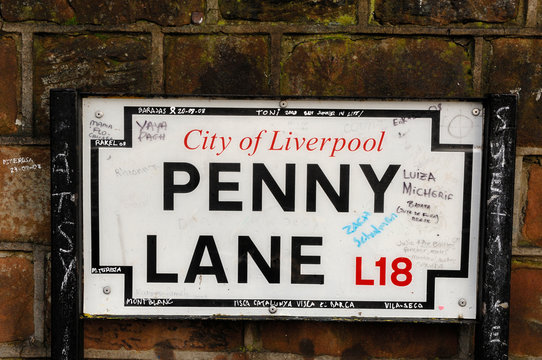 Liverpool Penny Lane Street