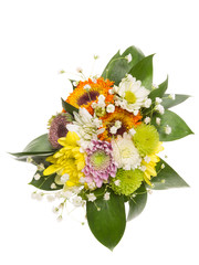bright bouquet of chrysanthemums