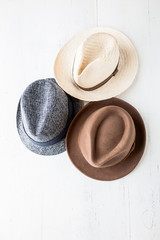 Set of various clothes and accessories for men