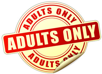 adults only sticker