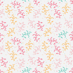 Light floral seamless vector pattern