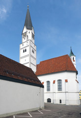 Obraz premium Stadtpfarrkirche in Rain