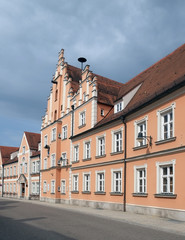 Obraz premium Rathaus in Rain
