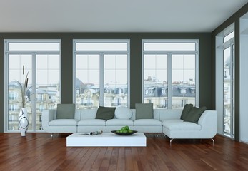 helle moderne Wohnung