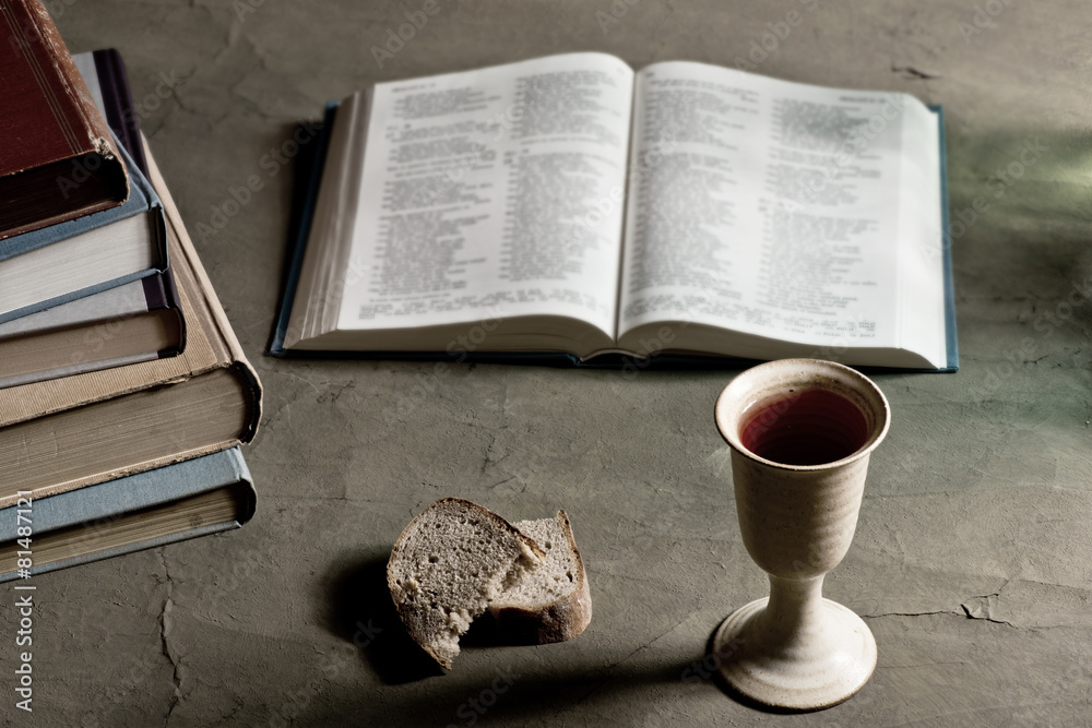 Wall mural communion under both kinds