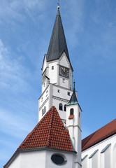 Obraz premium Stadtpfarrkirche in Rain
