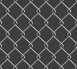 Fototapeta premium Seamless Chain Fence