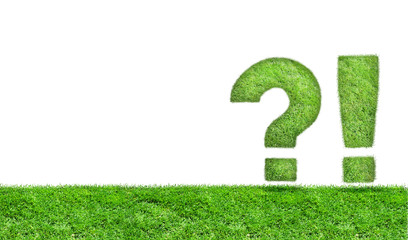 Exclamation mark and question mark