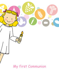 Girl First Communion