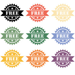 Free / Free Label / Free Badge