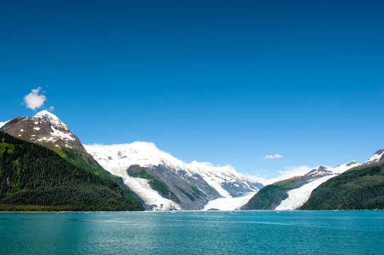 Alaska Prince William Sound Glacier View