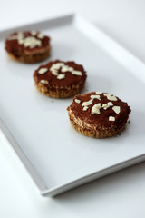 Mini cheesecake tiramisu