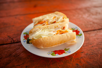 Cambodian style baguette