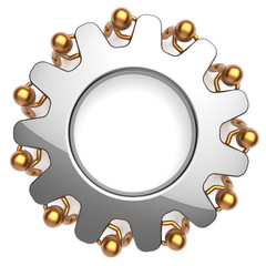 Teamwork business process partnership characters power