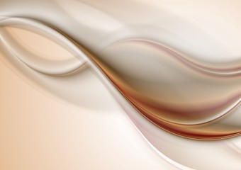 Abstract elegant smooth waves