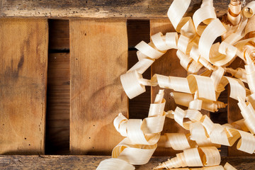 wood shavings