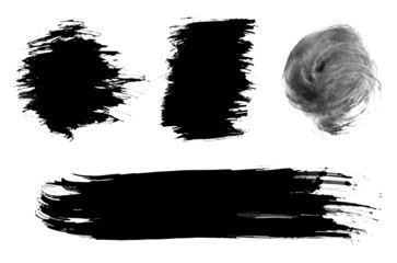 Abstract ink grunge texture vector