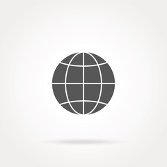 Obraz premium globe icon