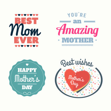 Happy mothers day vectors