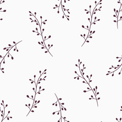 Simple floral seamless pattern background