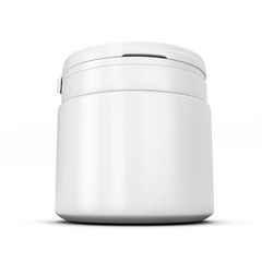 Template for design of a plastic can close-up