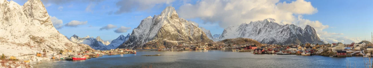 Foto op Plexiglas vissersdorpen in noorwegen © underwaterstas