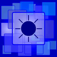 Obraz premium Sun icon