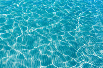 Tropical sea water texture reflections summer paradise