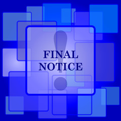 Final notice icon
