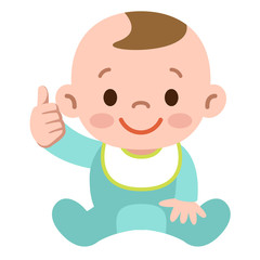 サムズアップ　赤ちゃん　いいね