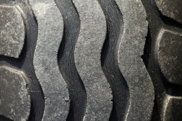 Pattern of old tires