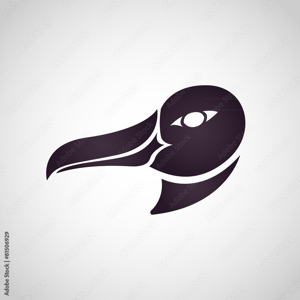 Canvas Prints Albatross logo vector