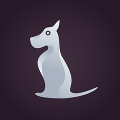 Dog logo vector