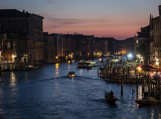 grand canal at night