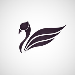 Bird logo vector
