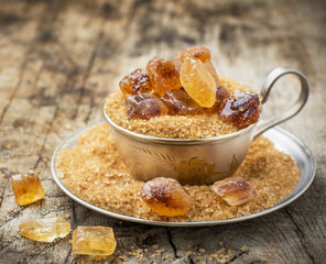 Raw Organic Cane Sugar in a Bowl