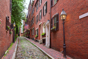 Acorn street Beacon Hill cobblestone Boston