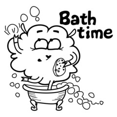 Sheep in the bathroom