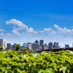 Fototapeta premium Boston from Longfellow Bridge in Massachusetts